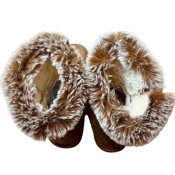 Furry Mid-Calf Winter Slip-On Boots - Picture 5 of 14